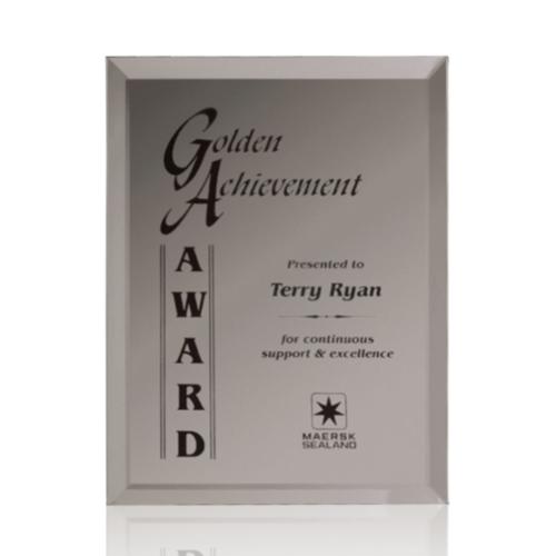 Awards and Trophies - Plaque Awards - Mirror Plaque - Bronze