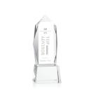 Bloomington Clear on Base Obelisk Crystal Award