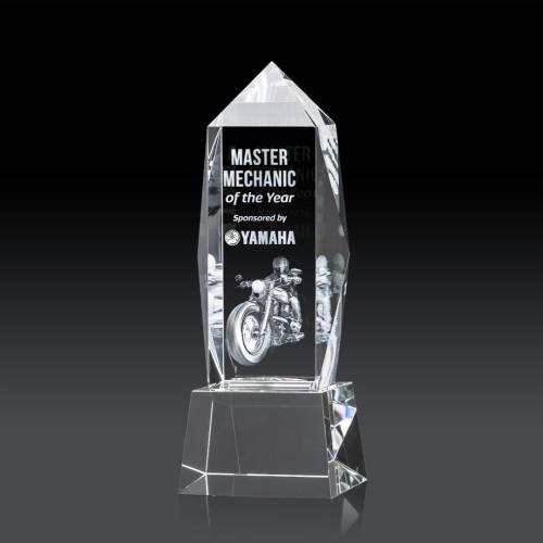 Awards and Trophies - Bloomington on Base 3D - Clear