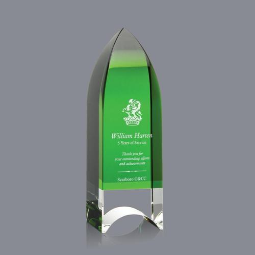 Awards and Trophies - Emerald Tower Towers Crystal Award