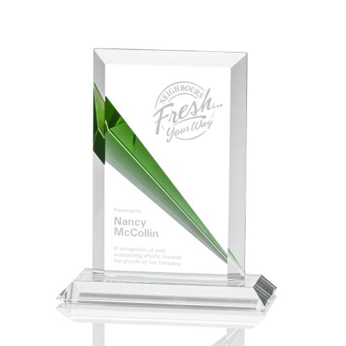 Awards and Trophies - Flashpoint Rectangle Crystal Award