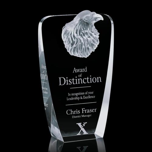 Awards and Trophies - Huntington Eagle Animals Crystal Award