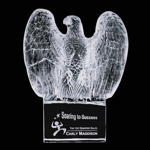 Awards and Trophies - Pemberton Eagle Animals Crystal Award