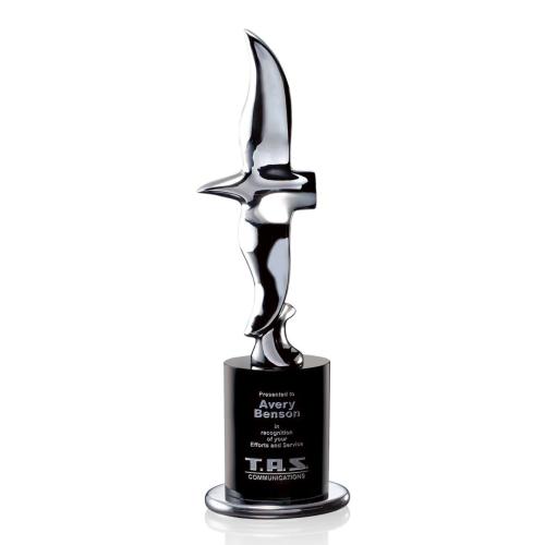 Awards and Trophies - Mikado Eagle Animals Crystal Award