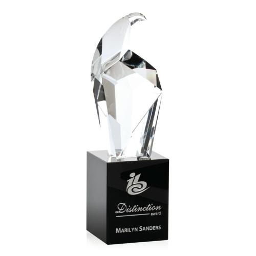 Awards and Trophies - Bartolini Eagle Animals Crystal Award