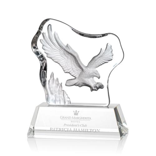 Awards and Trophies - Ottavia Flying Eagle Animals Crystal Award