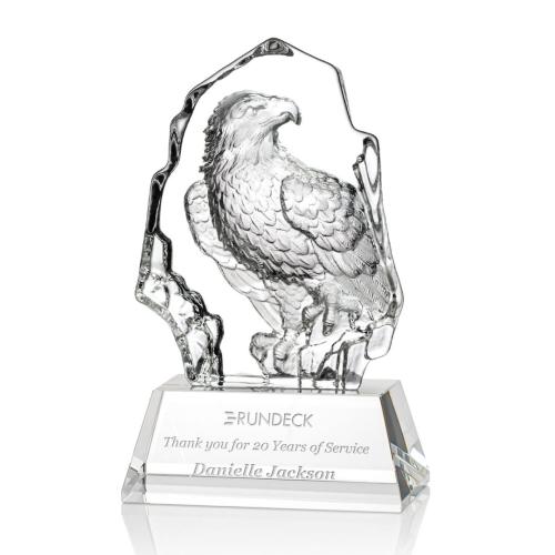 Awards and Trophies - Ottavia Full Eagle Animals Crystal Award