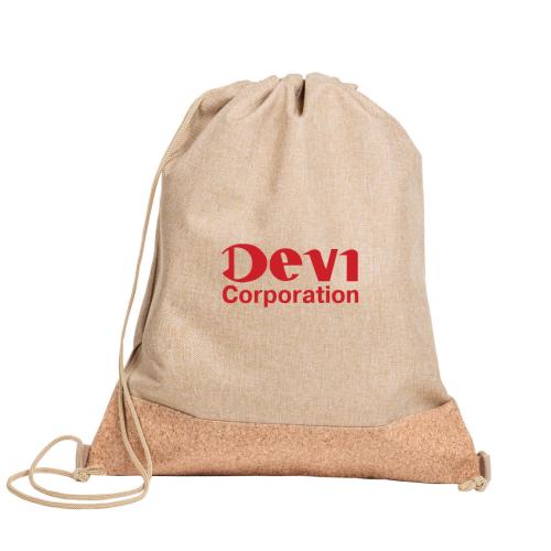Promotional Productions - Bags - Drawstring Bags - County Drawstring Bag with Cork Bottom