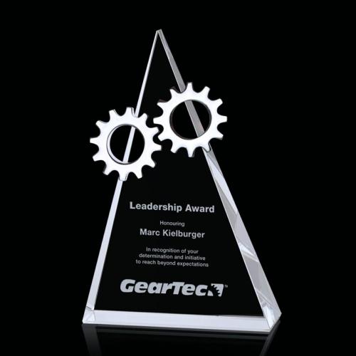 Awards and Trophies - Barnard Gear Pyramid Crystal Award