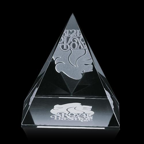 Awards and Trophies - Optical Pyramid Crystal Award