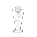 Slough Golf Clear Globe Crystal Award