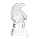 Fredricton Eagle Animals on Cleveland Crystal Award