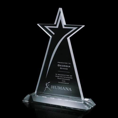 Awards and Trophies - Dunbarton Star Crystal Award
