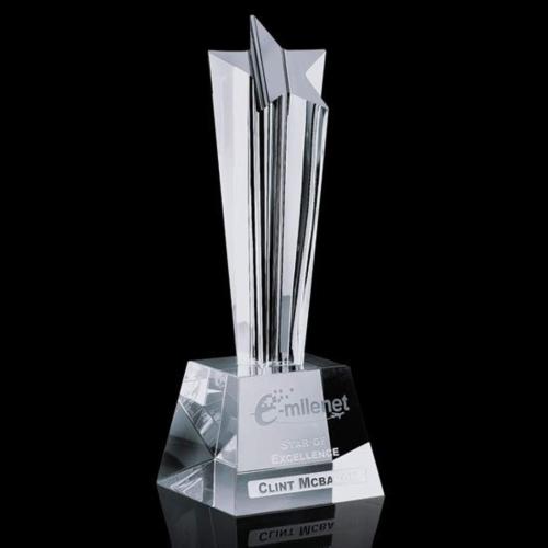 Awards and Trophies - Silverton Star Crystal Award