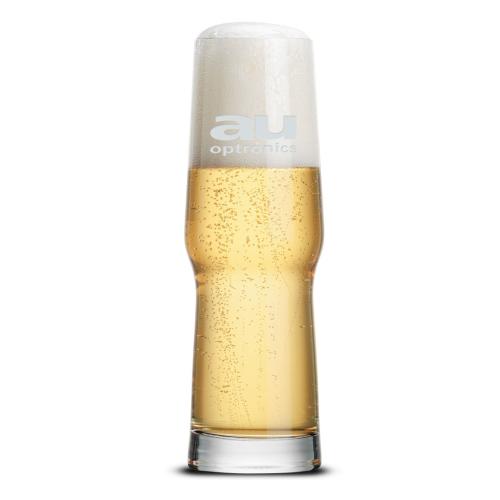 Corporate Gifts - Barware - Pilsners & Steins - Stuttgart Beer Glass - Deep Etch