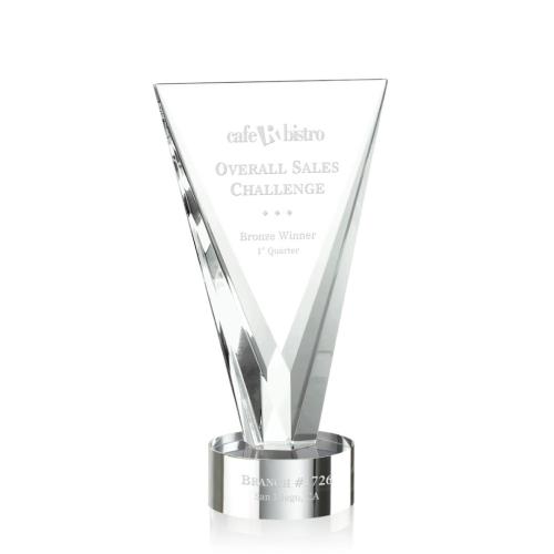 Awards and Trophies - Mustico Clear Unique Crystal Award