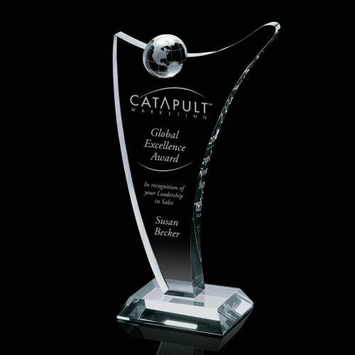 Awards and Trophies - Castello Globe Crystal Award