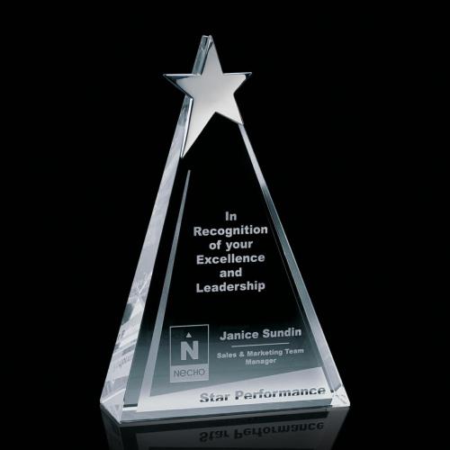 Awards and Trophies - Eglinton Star Pyramid Crystal Award