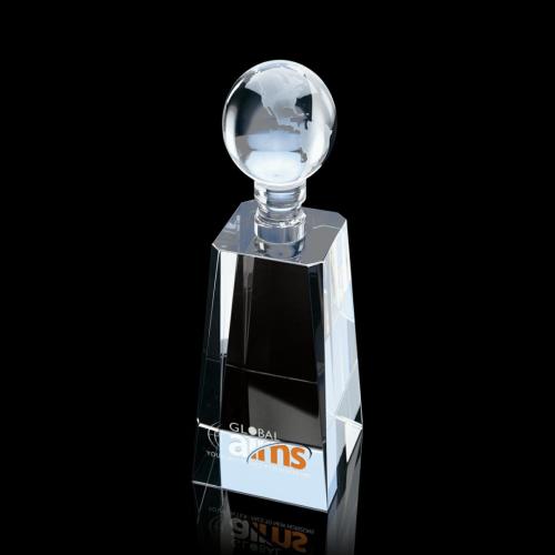 Awards and Trophies - Hampton Globe Crystal Award