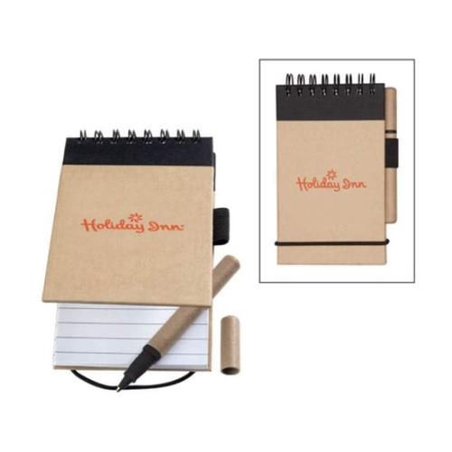 Promotional Productions - Journals & Notebooks - Notebooks - Recycled Flip-up Notepad/Pen
