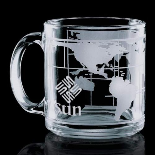 Promotional Productions - Drinkware - Coffee Mugs - Bismarck Globe Mug - 13oz