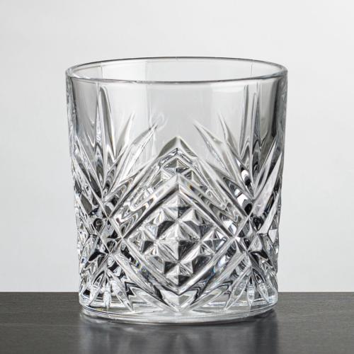Corporate Gifts - Barware - On the Rocks Glasses - Milford OTR - 10oz