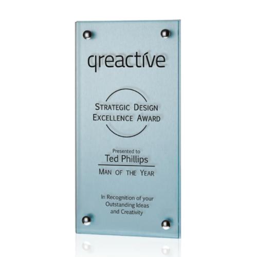Awards and Trophies - Plaque Awards - Kingston - Metallic Silver