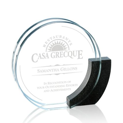Awards and Trophies - Unique Awards - Ingram Circle Crystal Award