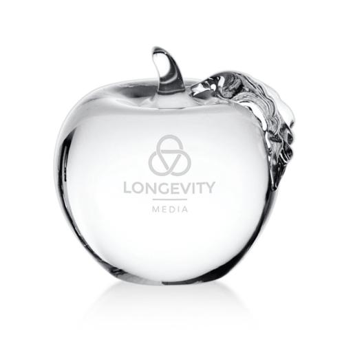 Corporate Gifts - Desk Accessories - Paperweights - Apple Paperweight