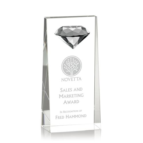 Awards and Trophies - Balmoral Gemstone Diamond Towers Crystal Award