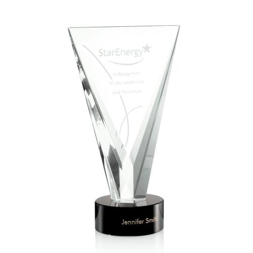 Awards and Trophies - Mustico Black Unique Crystal Award