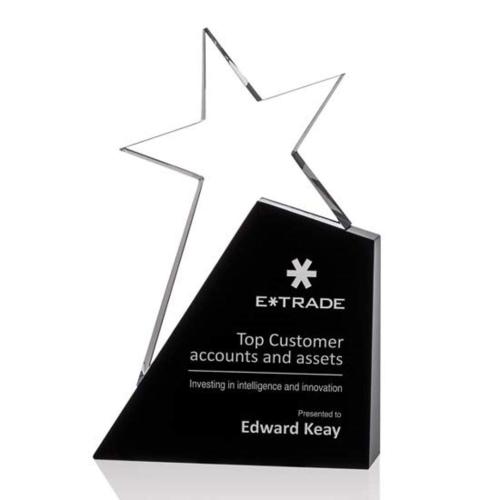 Awards and Trophies - Tryon Shooting Star Crystal Award