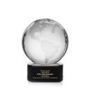 Globe Black on Paragon Globe Crystal Award