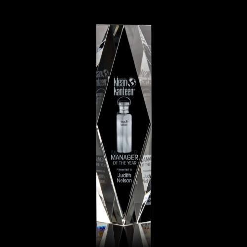 Awards and Trophies - President 3D Towers Crystal Award