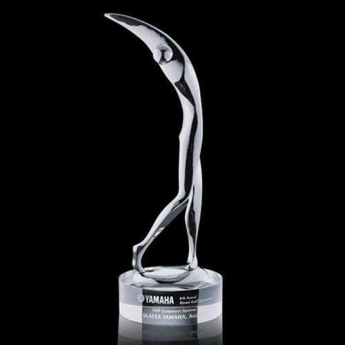 Awards and Trophies - Golf Awards - Stoke Golfer Crystal Award