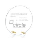 Windsor Gold Circle Crystal Award