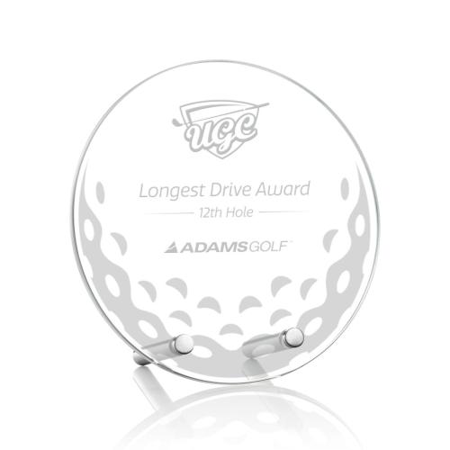 Awards and Trophies - Golf Awards - Hillsboro Golf Circle Crystal Award