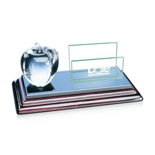 Promotional Productions - Office & Desk Supplies - Sommerville Cardholder - Clear Apple