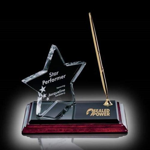 Awards and Trophies - Star Awards - Star on Albion™ Pen Set - Gold