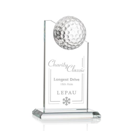 Awards and Trophies - Ashfield Golf Clear Peaks Crystal Award