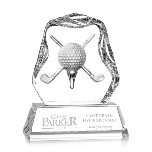 Awards and Trophies - Slaithwaite Golf Optical Crystal Award