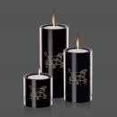 Tissol  Candleholders - Black (Set of 3)