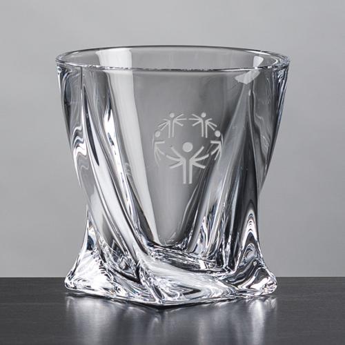 Corporate Gifts - Barware - On the Rocks Glasses - Oasis OTR - Deep Etch