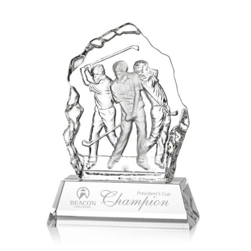 Awards and Trophies - Fergus Golf Optical Crystal Award