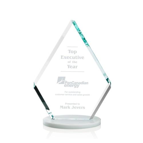 Awards and Trophies - Canton White Diamond Crystal Award