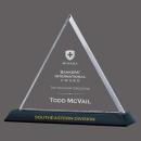 Dresden Black on Bartlett Pyramid Crystal Award