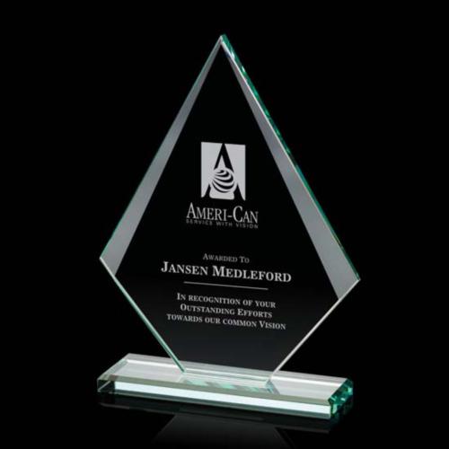 Awards and Trophies - Rideau Jade Diamond Glass Award