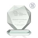 Bradford Jade Polygon Glass Award