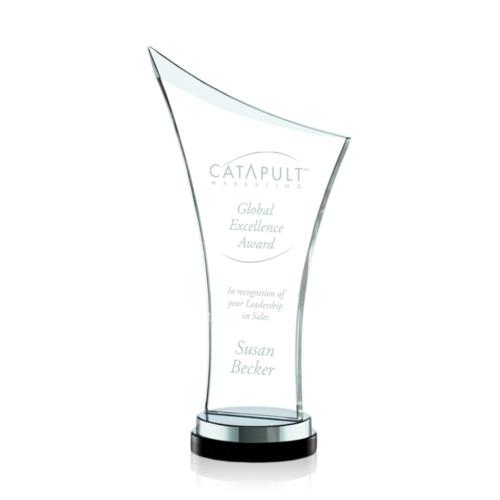 Awards and Trophies - Quarton Jade Peaks Glass Award