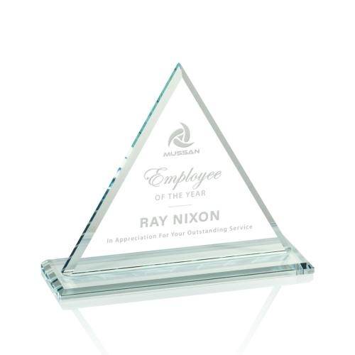 Awards and Trophies - Dresden Jade Pyramid Glass Award